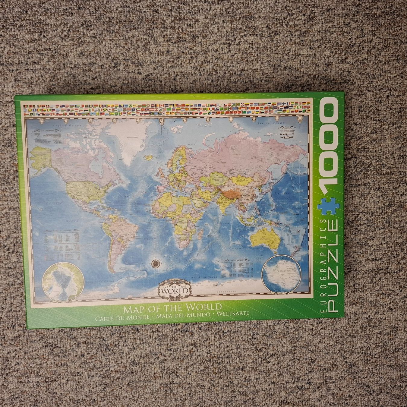 Puzzle: Puzzle Map of the World OVP – Nuovo e nell'imballaggio originale da Hombrechtikon venduto da Tinea82