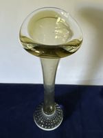 Glasvase mit Luftblasen, Vintage Design, Top Zustand!