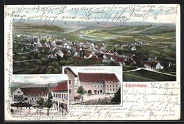 Schleitheim, Totalansicht auf Ort mit Um