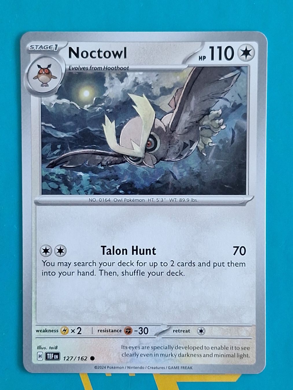 Pokémon Carte collezionabili: Noctowl - Temporal Forces Pokemon - #7.1 – Usato da Altstätten SG venduto da GGsGameshop