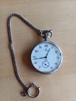 Montre de poche CHRIST, 7 rubis, vintage, avec chaîne.