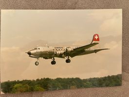 DC-4 Swiss Air Lines HB ILI 50 Jahre Transatlantik Jubiläum