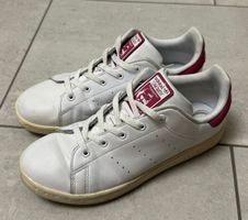 Adidas Stan Smith Sneaker, Grösse 35, Weiss/Rosa