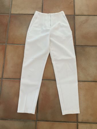Elegante Hose, weiss, Gr. 32