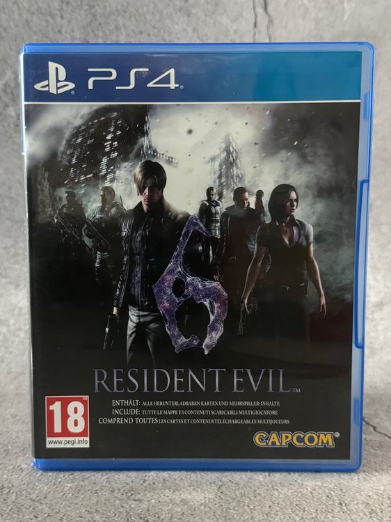 Jeu Resident Evil 6 - Version PS4 Neuf Sous Blister - Édition Française