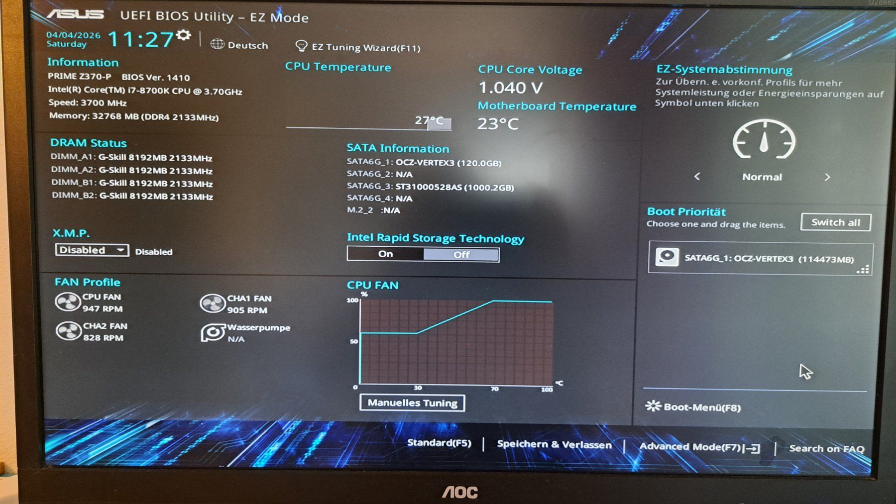 Intel PCs: Gepflegter Joule Performance PC, Intel i7-8700K CPU – Gebraucht aus Giswil von Bwyka 3