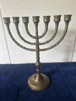 Israelischer Leuchter Messing 7 Arme guter Zustand