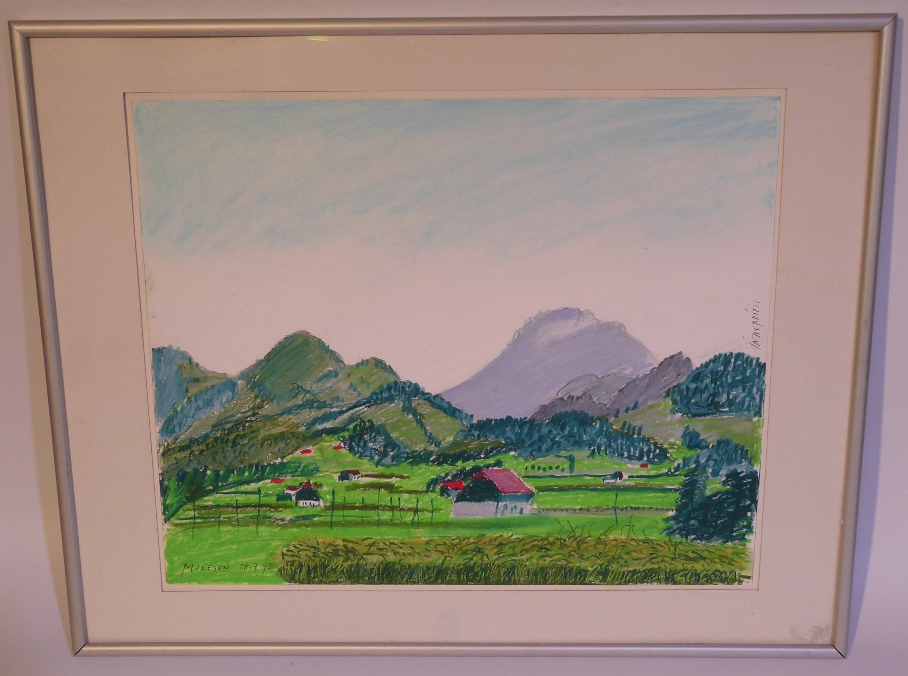 Dipinti: Originalgemälde Heinz Inderbitzi-Moleson 1992 – Usato da Bern venduto da blaukreuz-brocki_BE 3