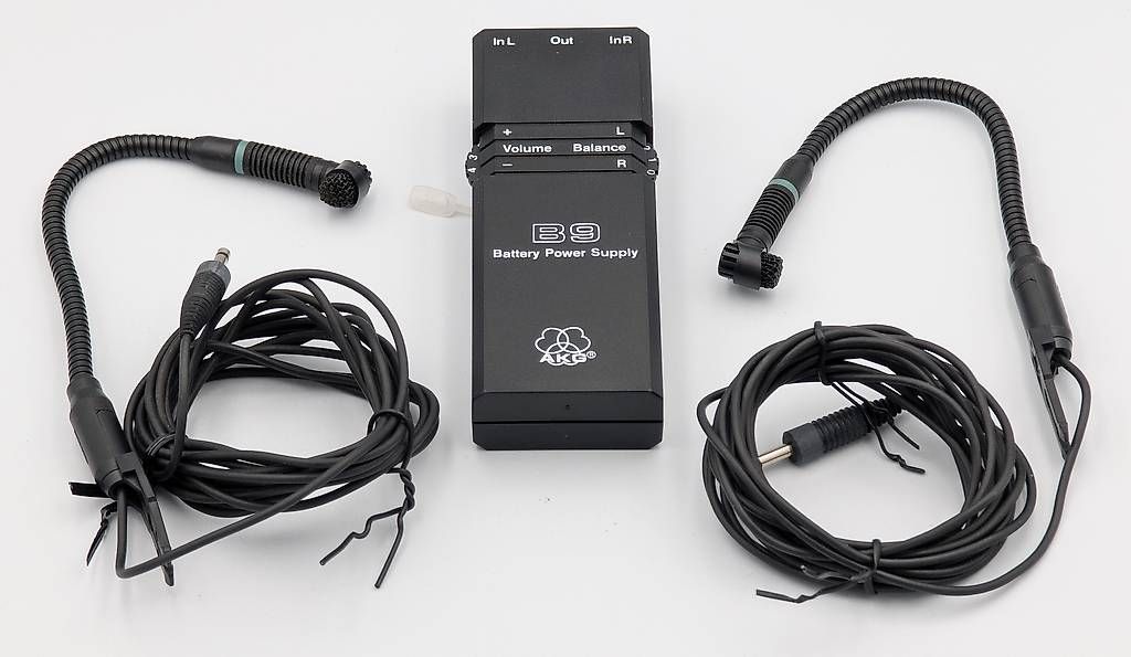 Akg Mikrofone: Ensemble AKG 2 Micros C 406B + Alim/Mixeur B9 – Gebraucht aus Torny le Grand von cla_w6np