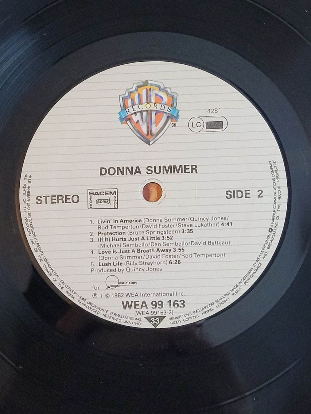 Dischi in vinile: Donna Summer - Vinyle 33T - Année 80 – Usato da La Chaux-de-Fonds venduto da reu_kx5l 5