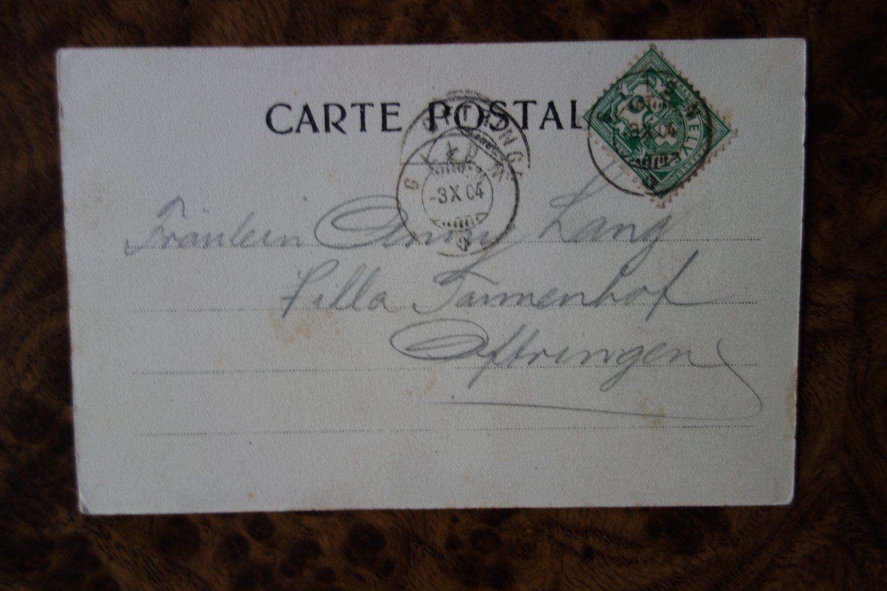 Cartoline postali: Ansichtskarte, Chateau du Chatelard sur Clarens, 1904 – Usato da Vitznau venduto da Bootpkz 1