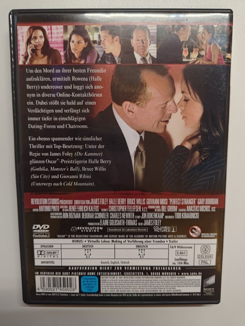 Tutti i DVDs: Verführung einer Fremden – Usato da Liestal venduto da Kratzilla 2