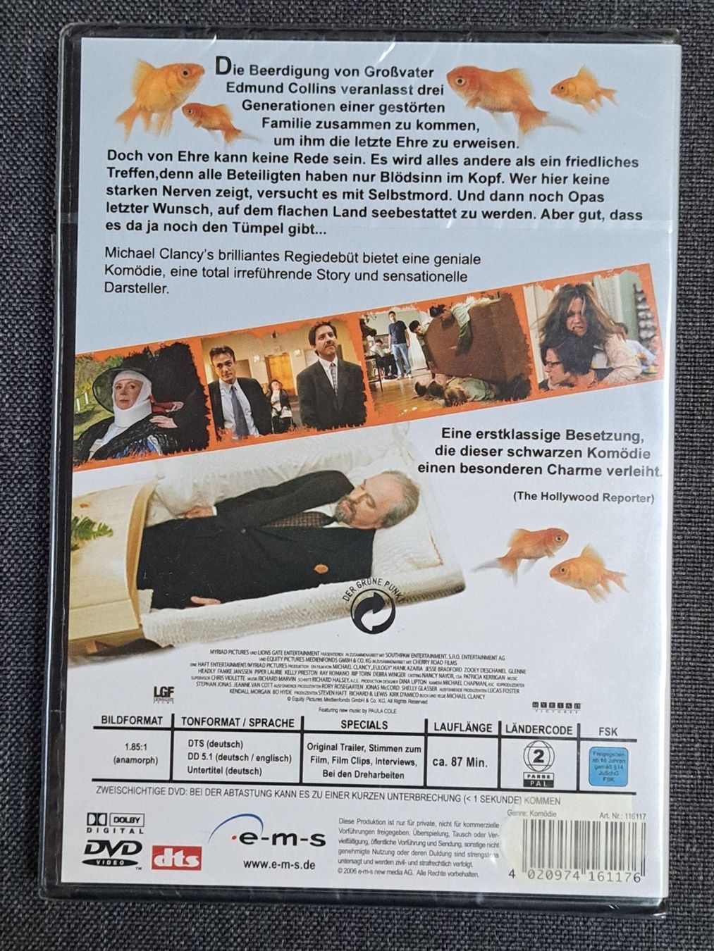 Tutti i DVDs: DVD Eulogy. letzte Worte (2004) von Michael Clancy, – Nuovo e nell'imballaggio originale da Unterseen venduto da Kanica 1