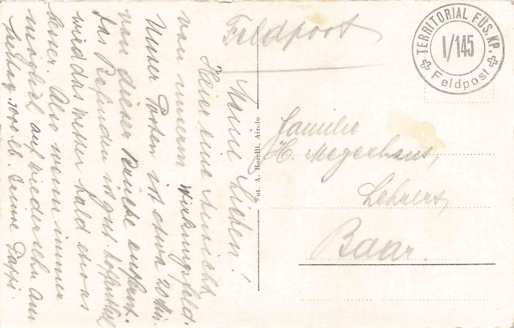 Cartoline postali: Orido del monte Piottino Leventina – Usato da Biasca venduto da Blenio71 1