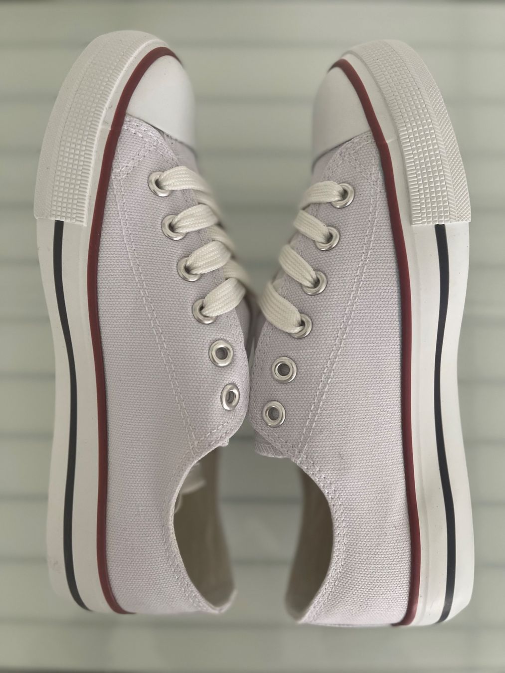 Dosenbach Damenschuhe: Turnschuhe, NEU, Stoff, weiss, Gr. 36 – Neu und originalverpackt aus Spreitenbach von R_1691 3