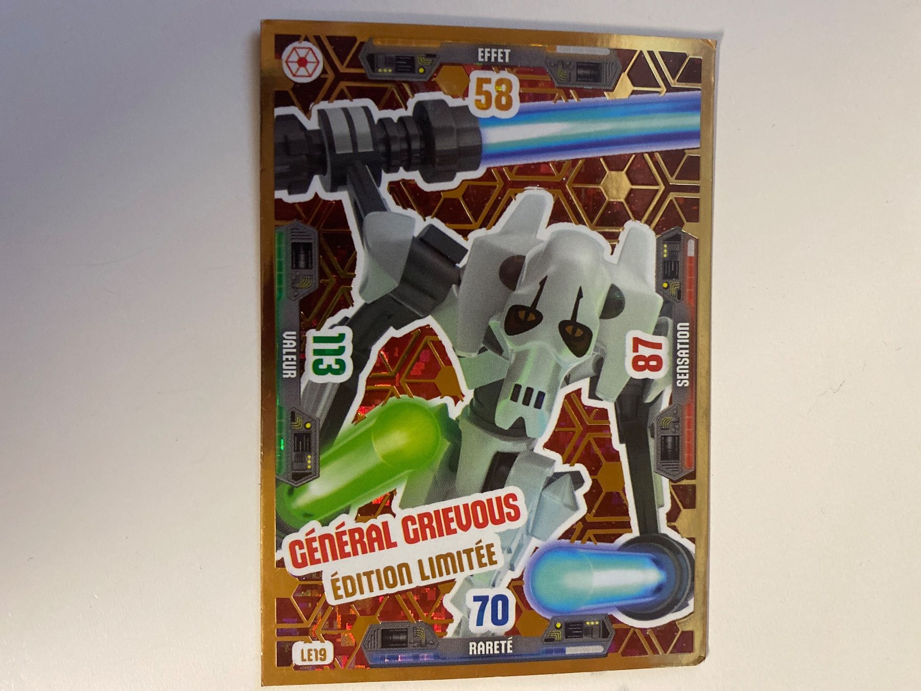 Star Wars Carte collezionabili: Carte Star Wars Lego - General Grievous - Édition Lim. – Nuovo (secondo la descrizione) da Le Brassus venduto da cinema13