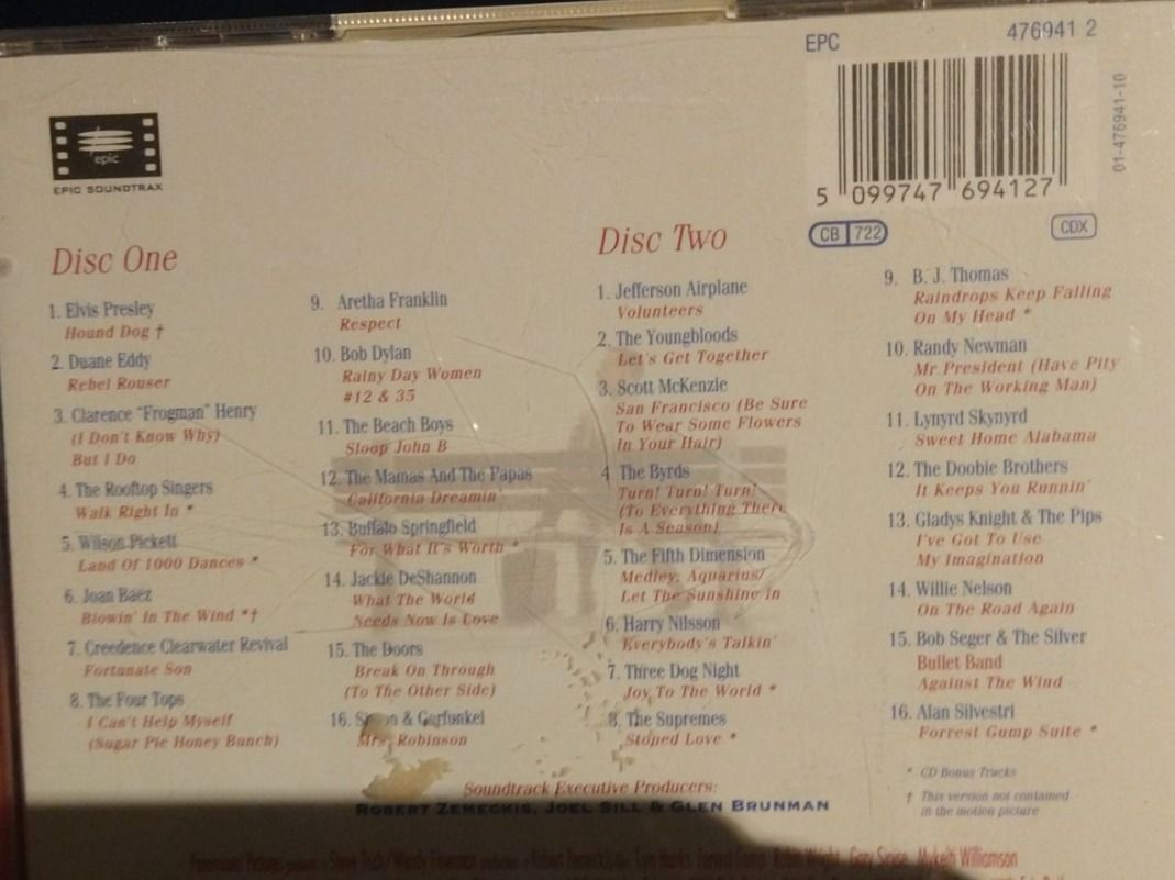 CD: Forrest Gump the Soundtrack – Usato da Wetzikon ZH venduto da GUAIO 1