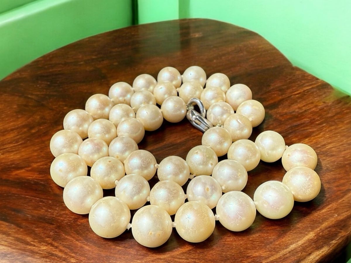 Catenine: Vintage Perlenkette – Usato da Lamone venduto da LaCantinaMagica