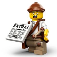 NEWSPAPER KID LEGO MINIFIGURE 71037 serie 24 new in open bag