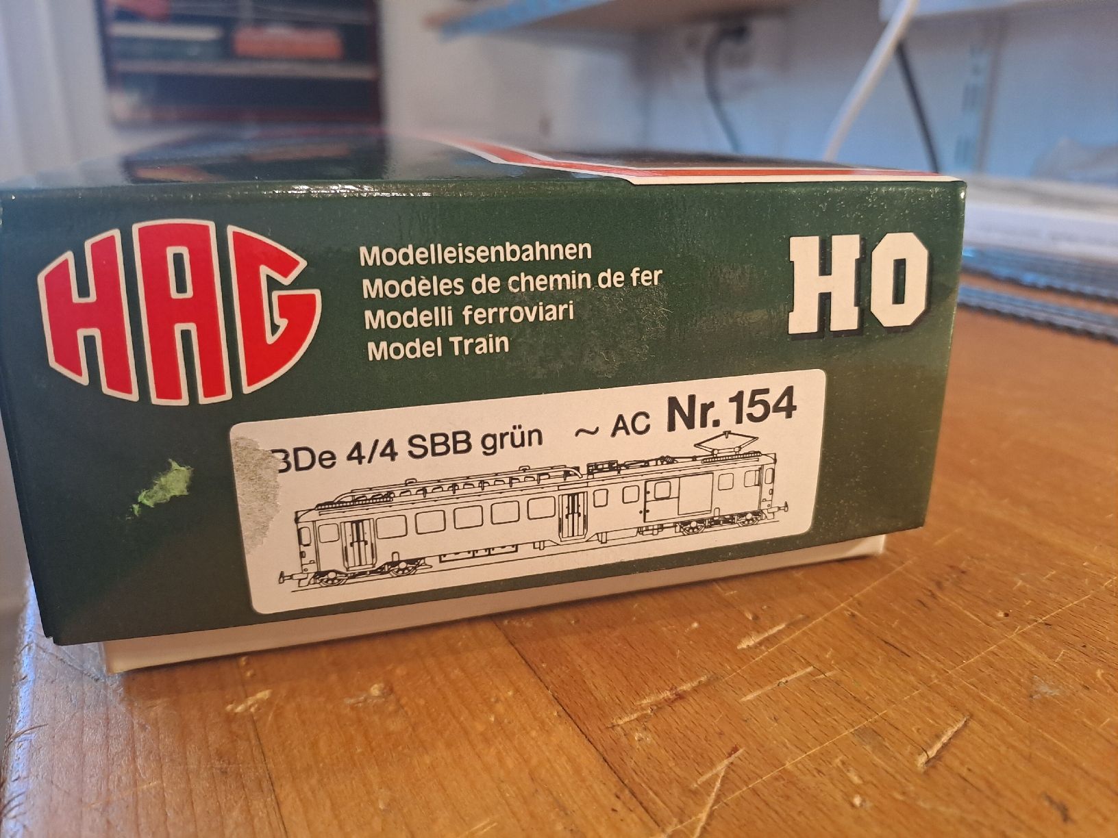 Hag Modellini di ferrovie: Triewagen SBB BDe4/4 – Usato da Buchs SG venduto da Ruedi12 4