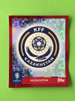 Wappen Kazakhstan, KAZ 1, mit TOPPS FOIL, Topps Schrift,