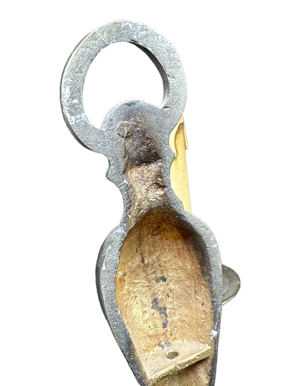 Lampade: Ancienne applique murale Fleur-de-lis double bronze chromé – Usato da Morges venduto da Auct 7