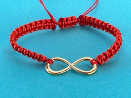 Armband Eternity Rot Gold