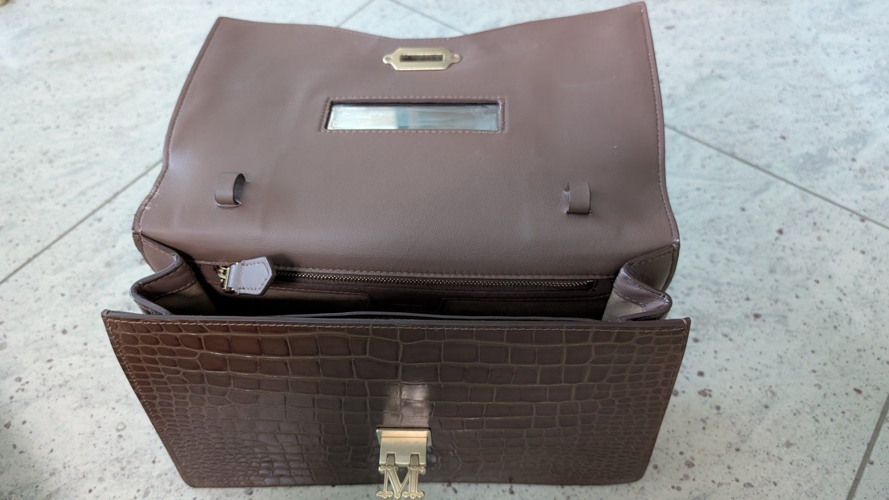Max Mara Borse da donna: Max Mara Tasche (braun/gold) – Nuovo (secondo la descrizione) da Rüfenacht BE venduto da mla_jmf8 3