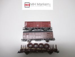 Roco 46000/46102/47166 3-tlg Güterwagenset FS/ÖBB DC GS H0