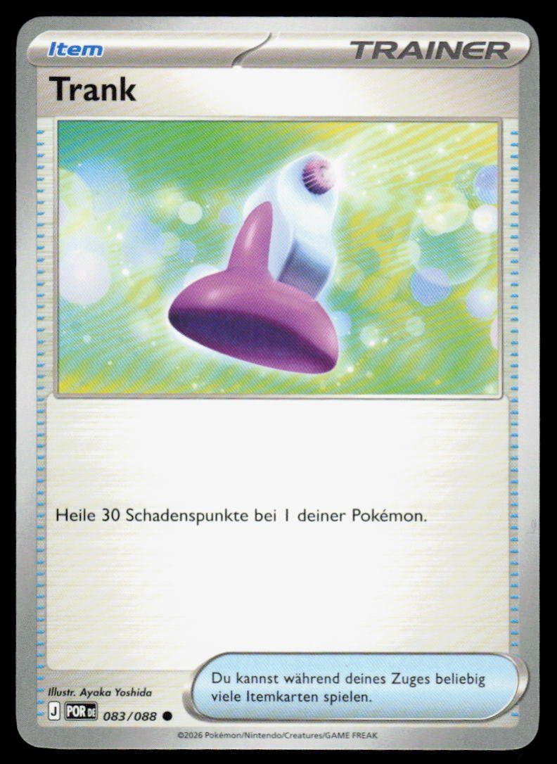 Pokémon Carte collezionabili: Pokemon Trank 083/088 – Usato da Herisau venduto da Pokemon2025