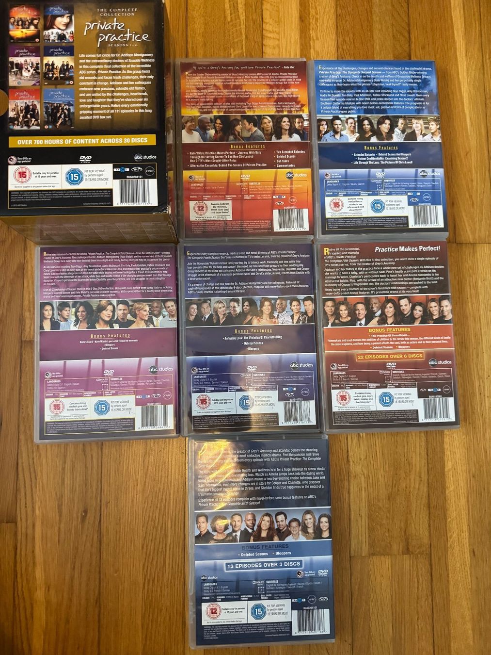 Tutti i DVDs: Private Practice - The Complete Series (EN) – Usato da Zuzwil SG venduto da nk_9000 1