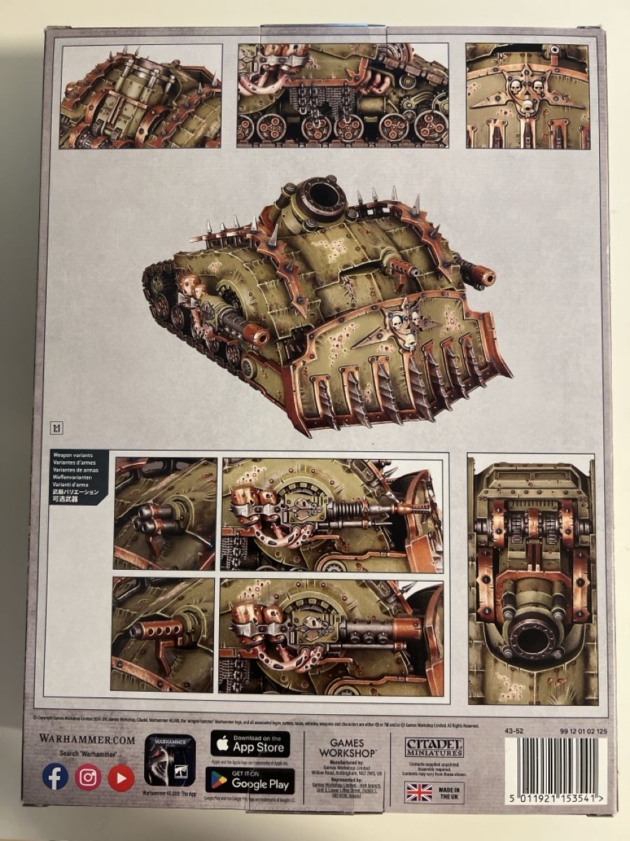 Kit di modellismo & Modellini statici: Warhammer 40K Death Guard Plagueburst Crawler – Nuovo e nell'imballaggio originale da Basel venduto da met_ml9k 1