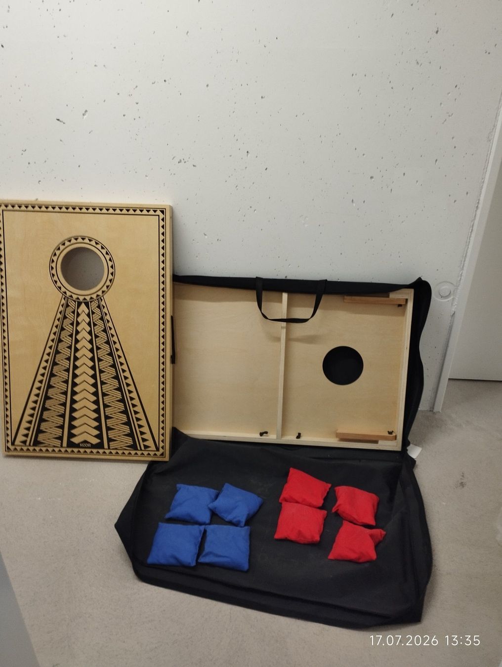 Jeux: KOOR  Cornhole mit 2 Board und Tragtasche – Neuf (Voir description) à Hedingen par Maurice_Green 2