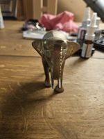Messing Elefant Vintage Deko-Objekt ca. 10cm hoch (I1)