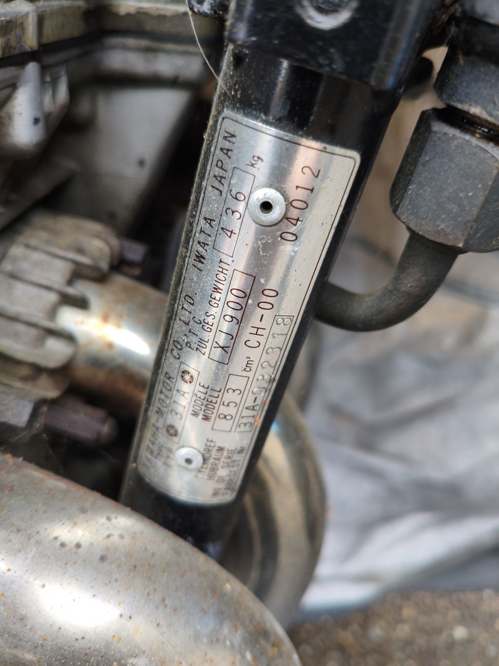 Yamaha Strada: Yamaha XJ900 31A cafe racer – Difettoso da Court venduto da 2277 7