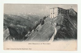 Postkarte 1908 Hotel Stanserhorn mit Berneralpen Engelberger