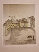 Ossi Czinner – Original-Lithografie Stadtplatz 43/200