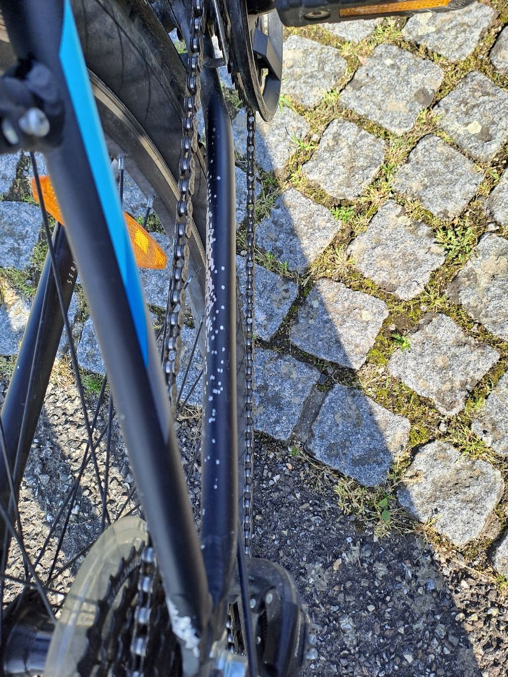 Biciclette: Rockville Kinderfahrrad blau 27,5'' – Usato da Messen venduto da esthera 6