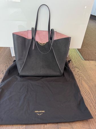 Zadig & Voltaire Black Leather Tote – Great Condition