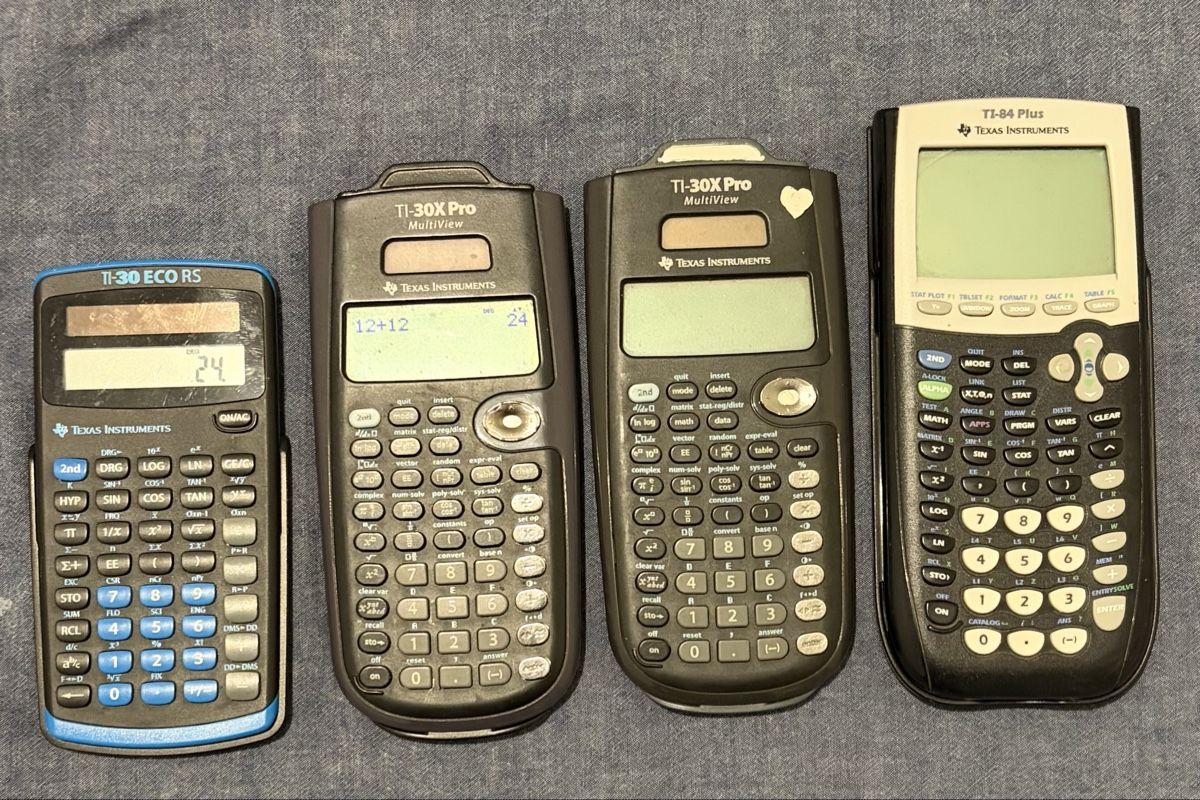 Texas Instruments Calcolatrici tascabili: Calculatrices Texas Instruments lot de 4 – Usato da Genève venduto da AlBE909 2