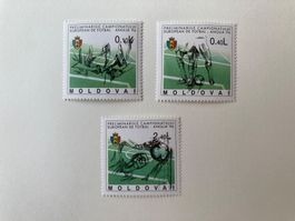 Republik Moldau 1994 FUSSBALL - EM 1996, MI.133-135