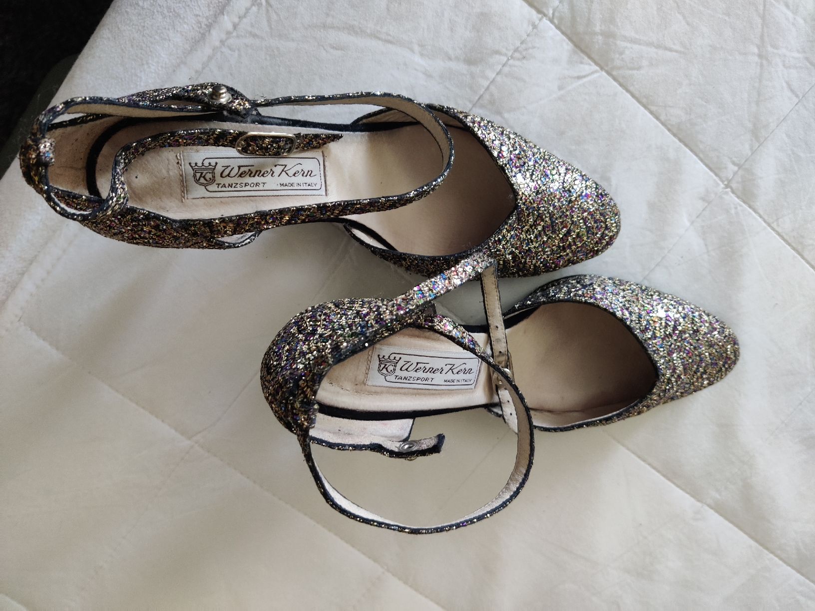 Scarpe da donna: WERNER KERN Danse Shoes sparkly multi coloured + brush – Nuovo (secondo la descrizione) da Neirivue venduto da naz_z28w 3