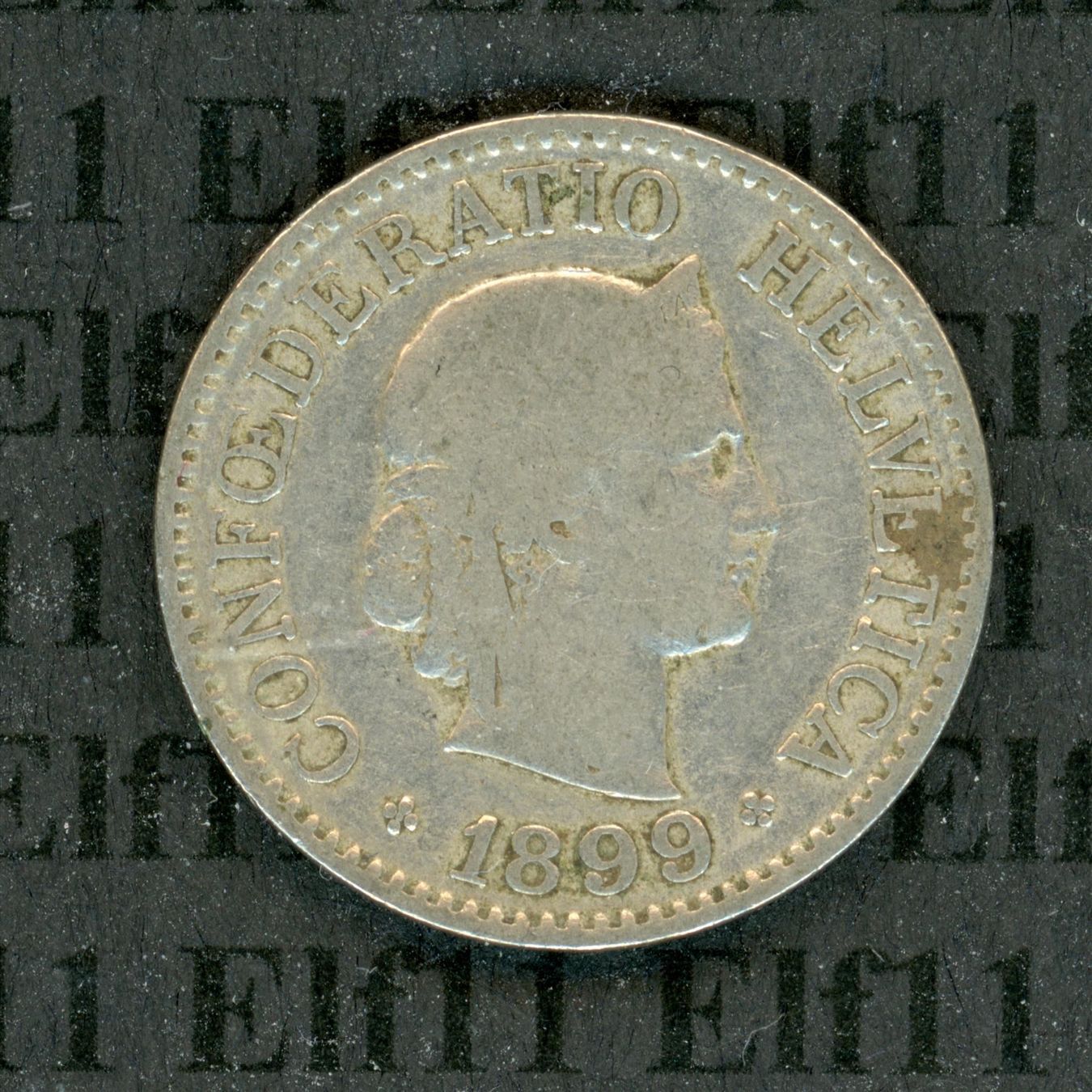 Tutti le monete: CHF___0.10 1899 s 10 Rappen – Usato da Widnau venduto da Elf11