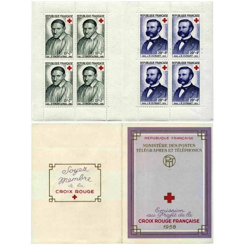 Tutti i francobolli: () Carnet Croix-Rouge 1958 (num. Y&T 2007) – Nuovo e nell'imballaggio originale da Lausanne venduto da ffhoud