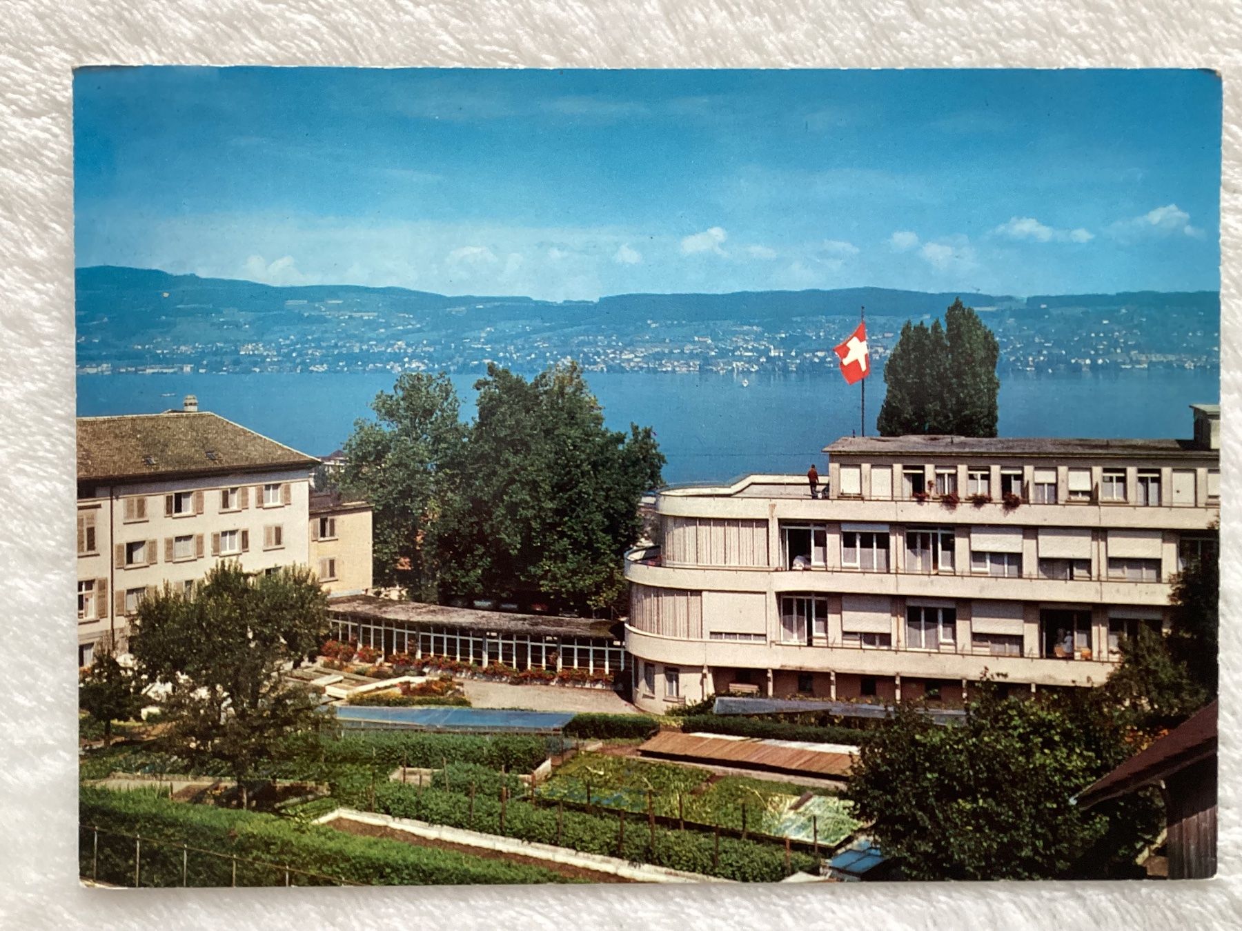 Cartoline postali: AK Krankenhaus Wädenswil – Usato da Zürich venduto da Tolima194
