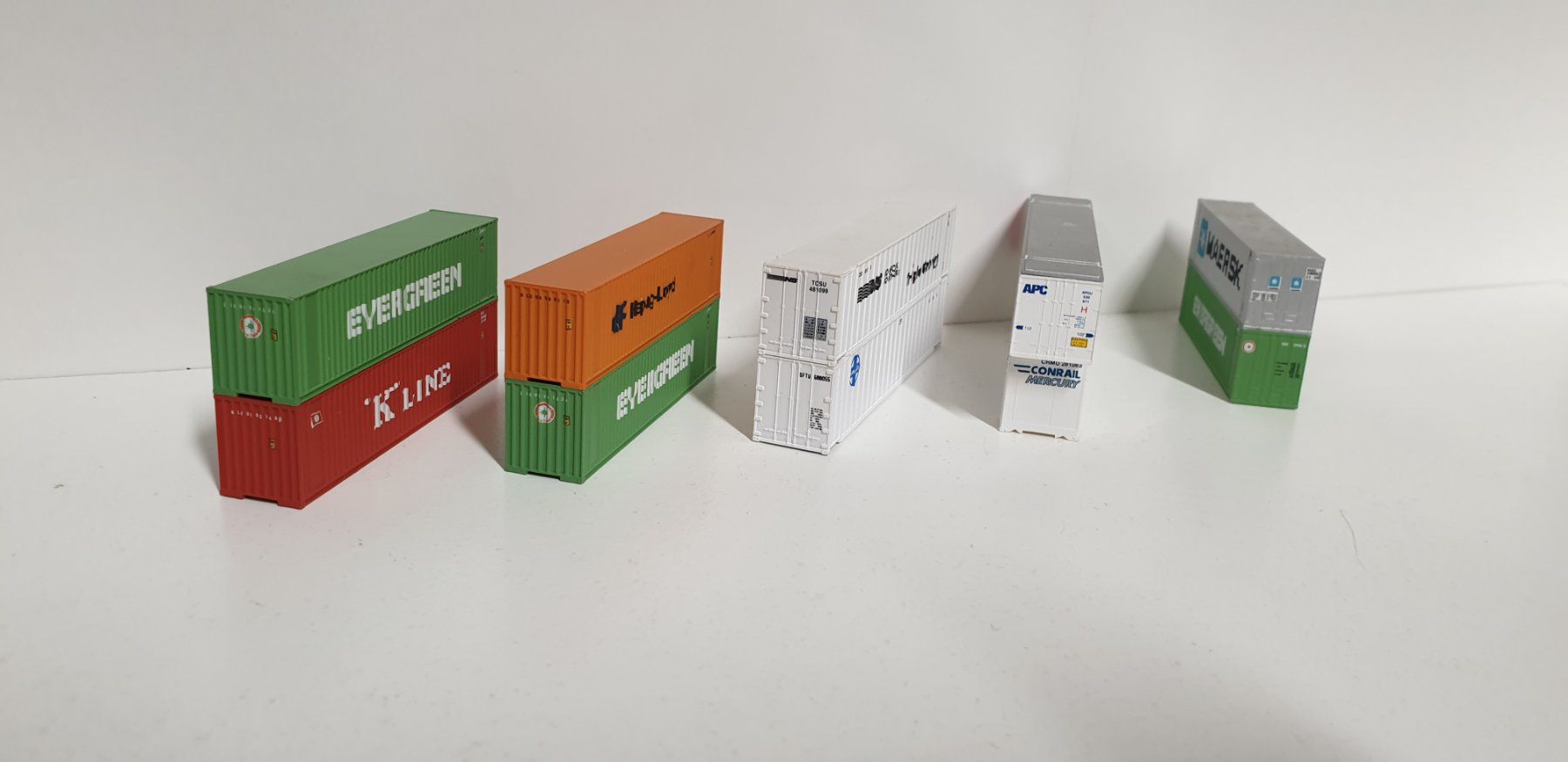 Modellini di ferrovie: Div. Conntainer   Spur N USA 1:160 – Usato da Geroldswil venduto da TopTrain54 1