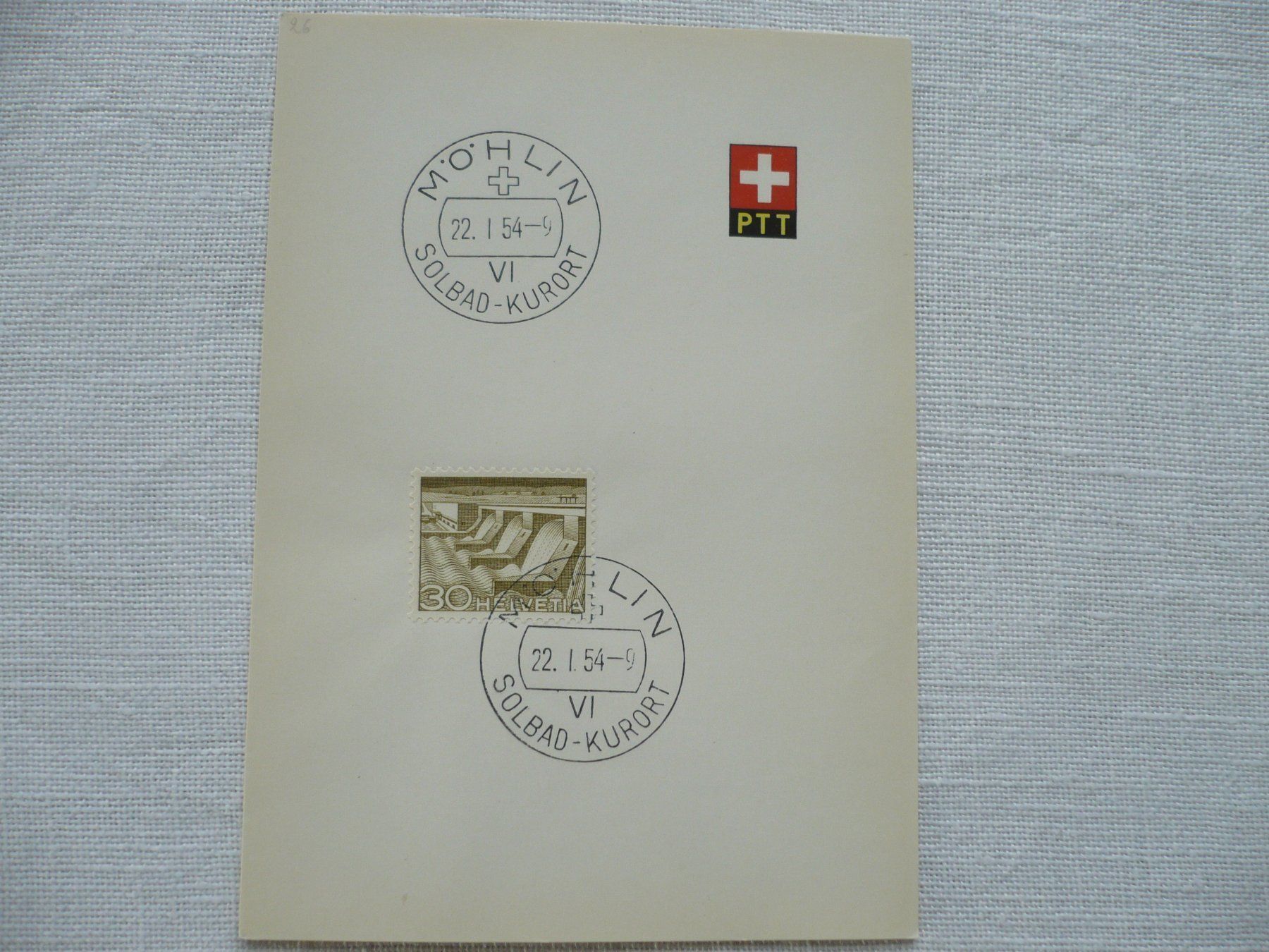 Tutti i francobolli: 1954 Werbedatumstempel Möhlin – Usato da Zürich venduto da saltandpepper008