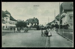 AK Bümpliz, Hotel zum Bären mit Straßenpartie