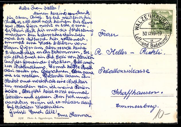 Cartoline postali: Walzenhausen /App., Moos, Blick auf den  – Usato da Berlin venduto da bartko-reher 1