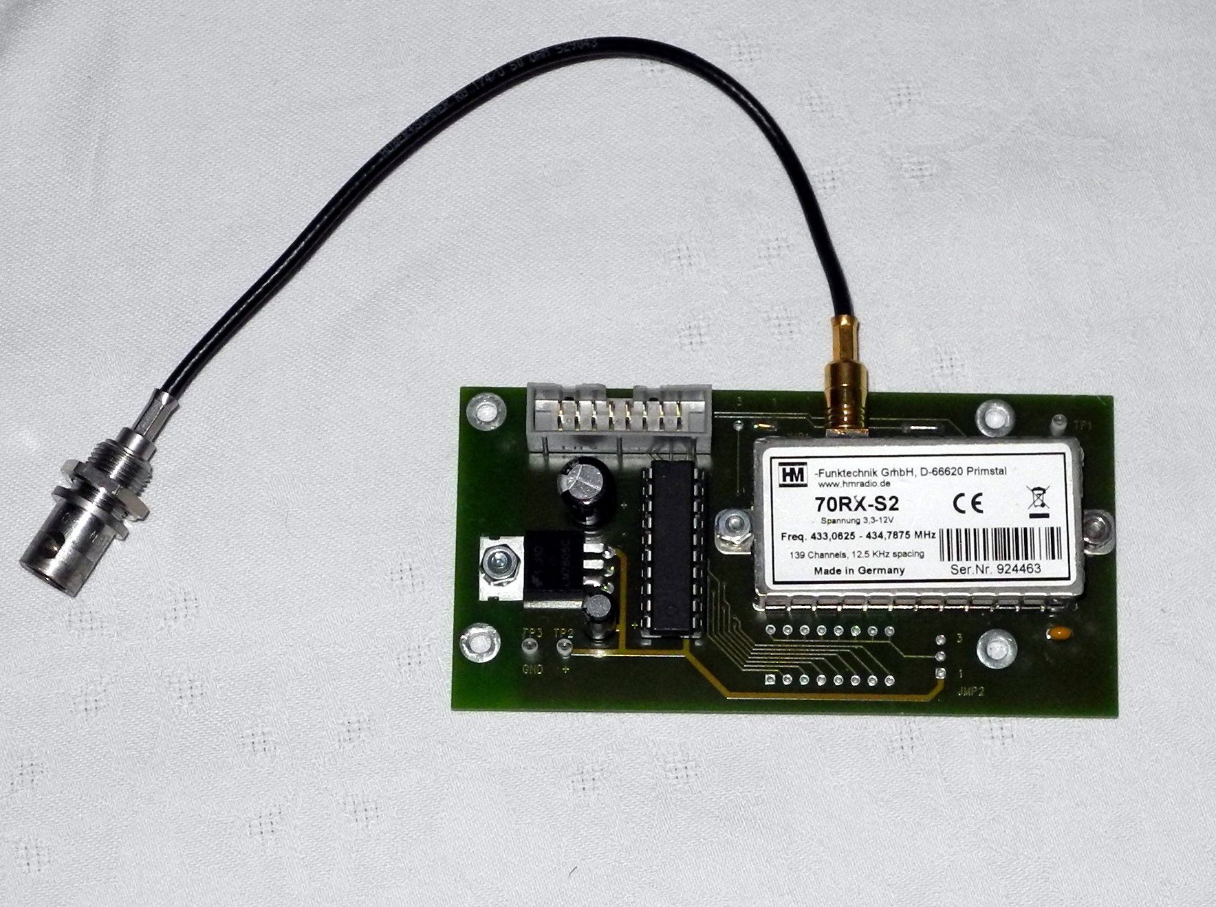 Elektronikbauteile: Sende-/Empfangsmodule im 433MHz-Band mit Trägerprint – Neu (gemäss Beschreibung) aus Steinmaur von techcollector 2
